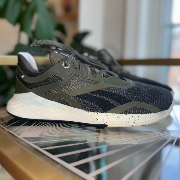 Reebox Nano CrossFit X Sneakers Dark Green, Black, White, Cream/Ivory Speckle 8 - Picture 6 of 8